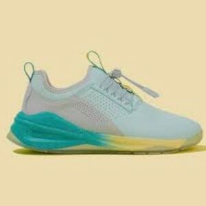 Clove Yellow and Teal Sneakers